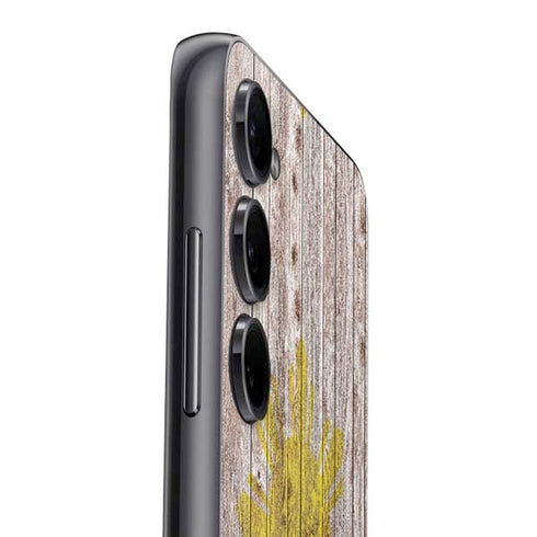 Philippines Flag Dark Wood Galaxy A14 5G Skin
